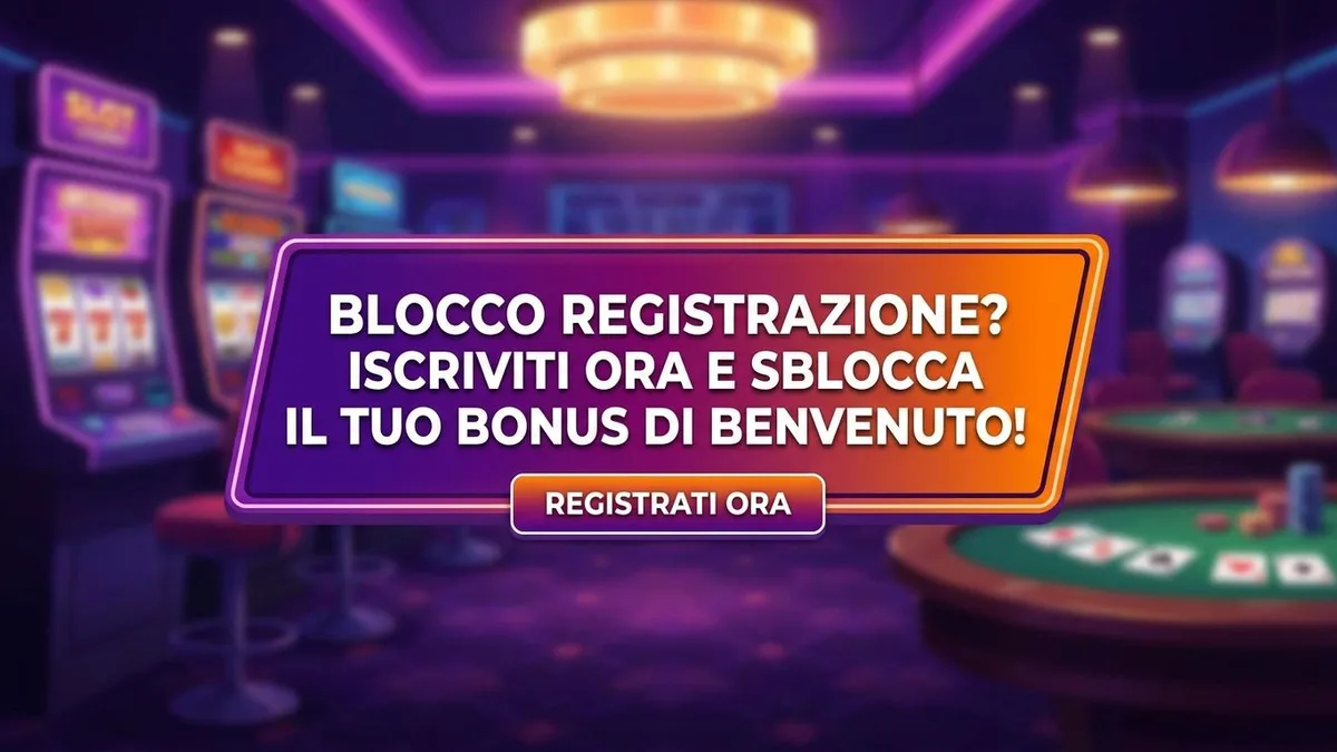 Registrazione con bonus